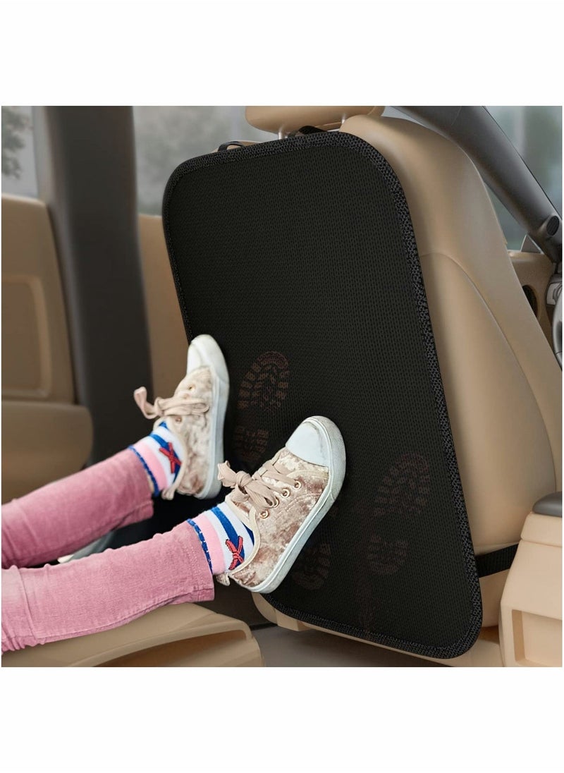 Generic - 2 Pack Back Seat Protector for Kids Premium Oxford Fabric Car Kick Mats Best Waterproof Protection Car from Dirt Mud Scratches Extra Large Car Seat Protector Back of Driver Seat - Image 1
