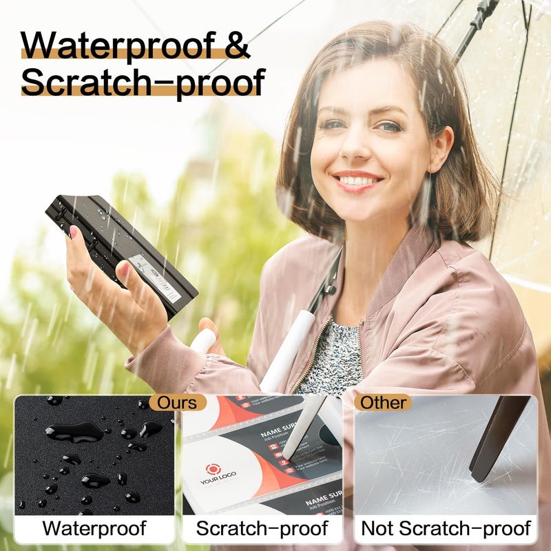 Deli Business Card Holder Wallet, Book Card Organizer, Name Card Book Holder, Hold 180 Cards - Image 5