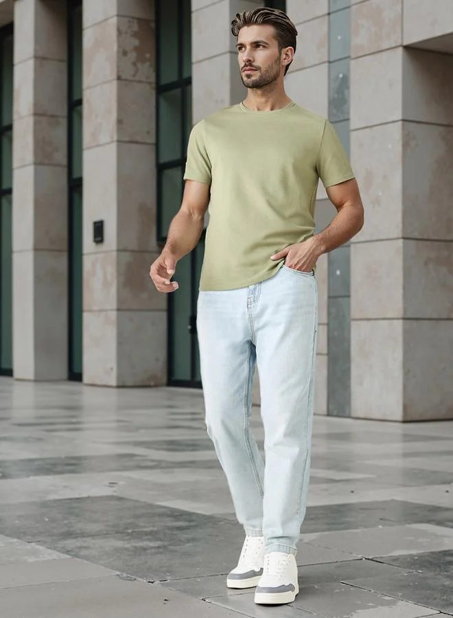 Iconic Iconic Popcorn Textured T-shirt