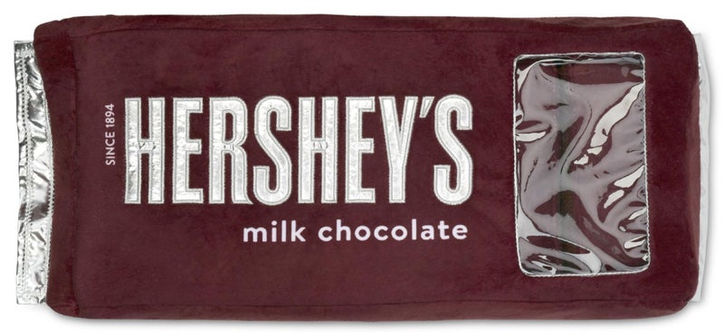 iscream iscream Hersheys Chocolate Bar Package 175 x 775 Pillow Set with Mini Chocolate Bar Pillows