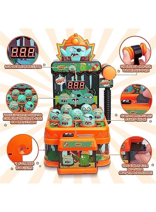 HOOKOR Mini Electronic Interactive Hammering & Pounding Toys,, Cartoon Zombie Style Fun  Toy - Image 2