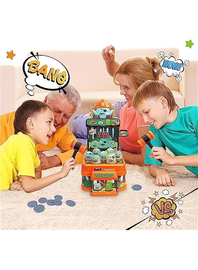 HOOKOR Mini Electronic Interactive Hammering & Pounding Toys,, Cartoon Zombie Style Fun  Toy - Image 5