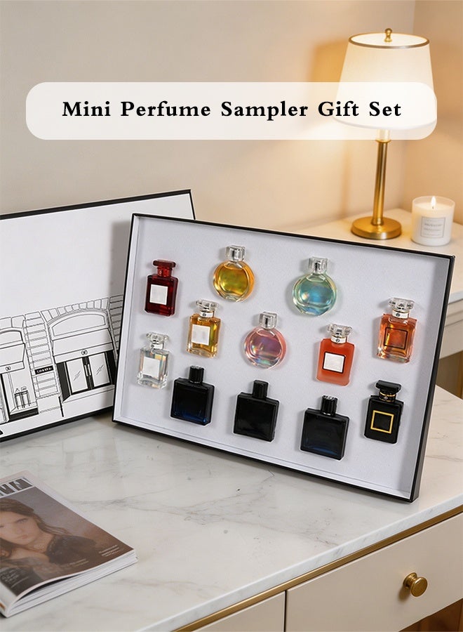 MARK HIM 12PCS Mini Perfume Sampler Set, Assorted Fragrance Vials Variety Pack, Travel Size Eau de Parfum Collection for Women, Discovery Kit with Luxury Gift Bag - Image 1