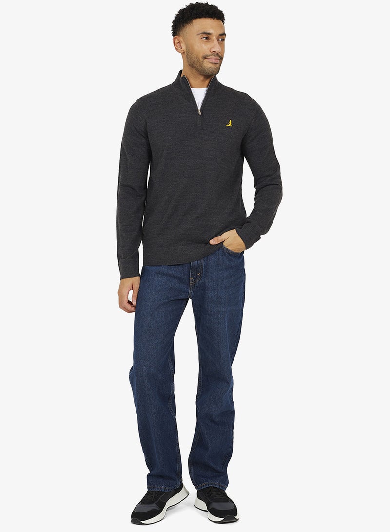 BRAVE SOUL Half Zip Pullover Sweater - Image 3