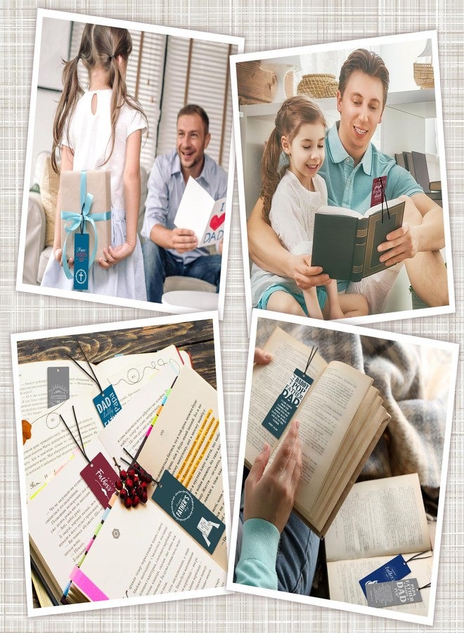 مجموعة فواصل كتب من أفرولين، 120 قطعة، هدية مثالية لعيد الأب، تتضمن آيات من الكتاب المقدس المسيحي، فواصل كتب دينية، فواصل كتب خاصة بالمعمودية، هدية تقديرية لعيد الأب، هدية من الكنيسة للرجال، أبي، بابا، جد - Image 5