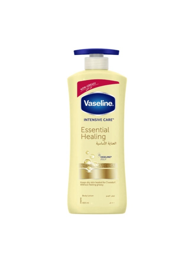 Vaseline Intensive Care Body Lotion with Oat Extract for Basic Care and Moisturization of Dry Skin and Hands 400ml