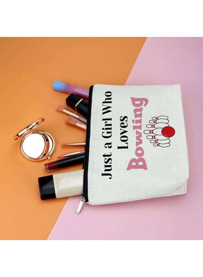 Gfhzdmf Bowling Lover Makeup Bag for Women - Club Themed Cosmetic Bag for Bowlers, Team Mom, Player, Coach - Birthday, Christmas, Thanksgiving Gift - Image 5