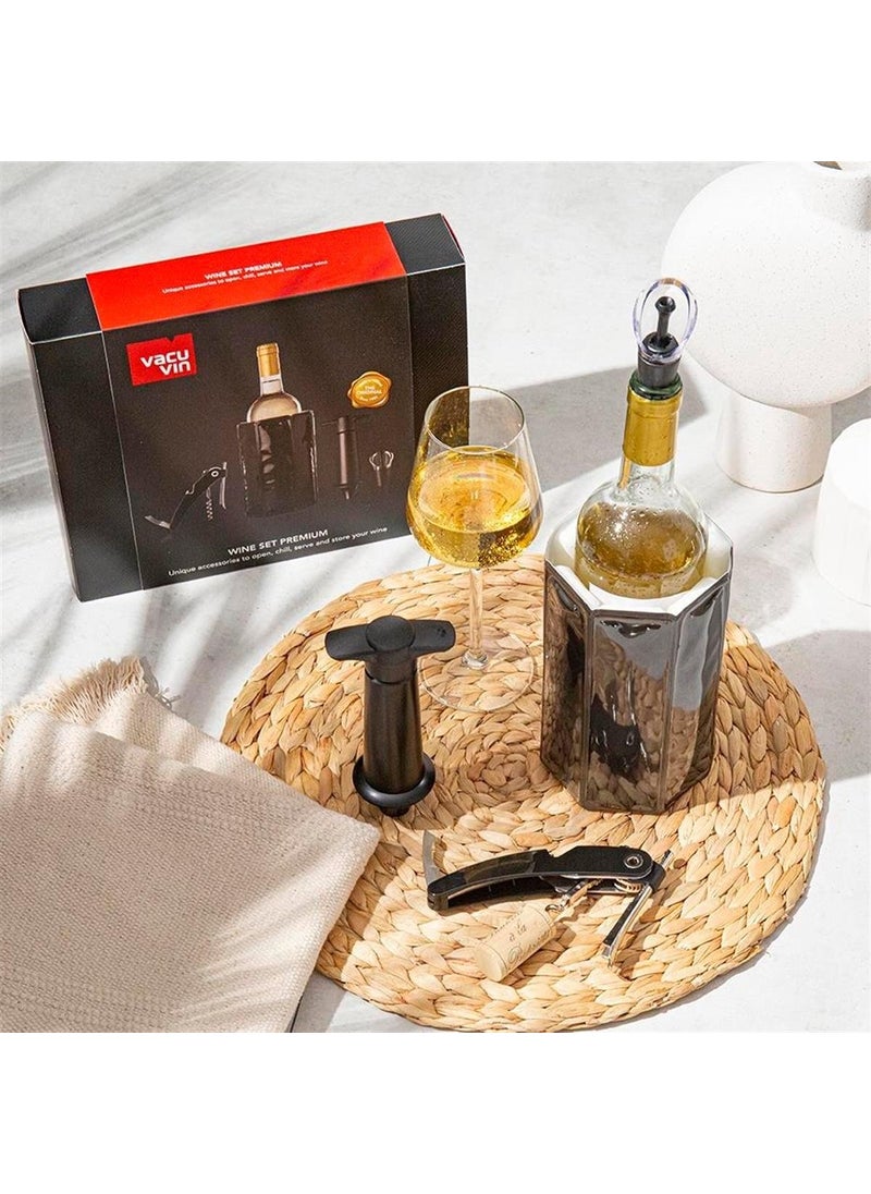 Vacu Vin - Wine Set Premium (4 Pieces) Gift Boxed - Image 1