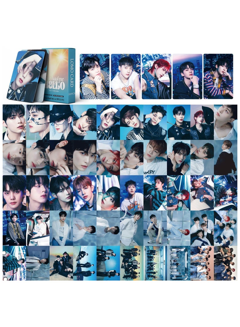 55Pcs ZEROBASEONE Photo Card ZB1 New Al You Had Me At Hello Lomo Card - Image 2
