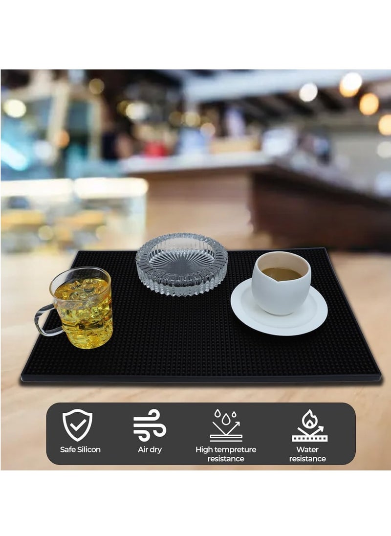 Silicone Dish Drying Mat And Coffee Bar Mat