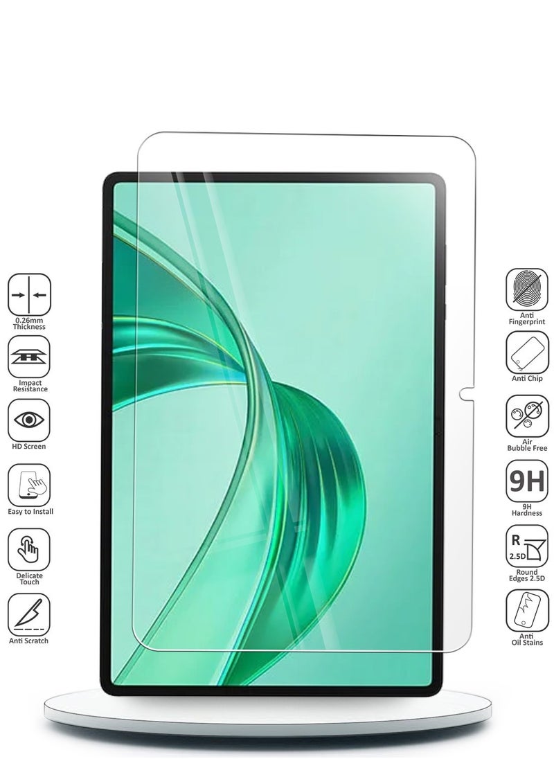 Techie HD Tempered Glass Screen Protector for Honor Pad X8a 11-inch 2024 - Anti Reflection Anti Bubbles 9H Hardness 0.33 mm Rounded Edges Easy Installation  - Image 2