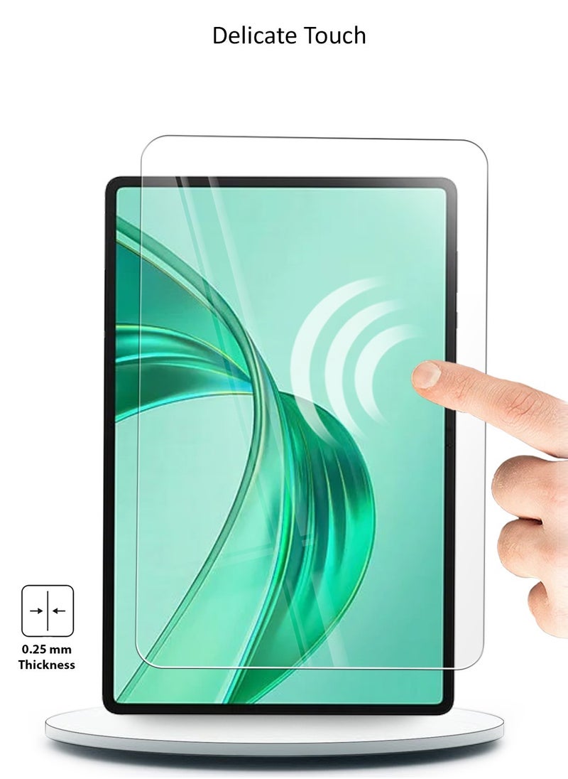 Techie HD Tempered Glass Screen Protector for Honor Pad X8a 11-inch 2024 - Anti Reflection Anti Bubbles 9H Hardness 0.33 mm Rounded Edges Easy Installation  - Image 5