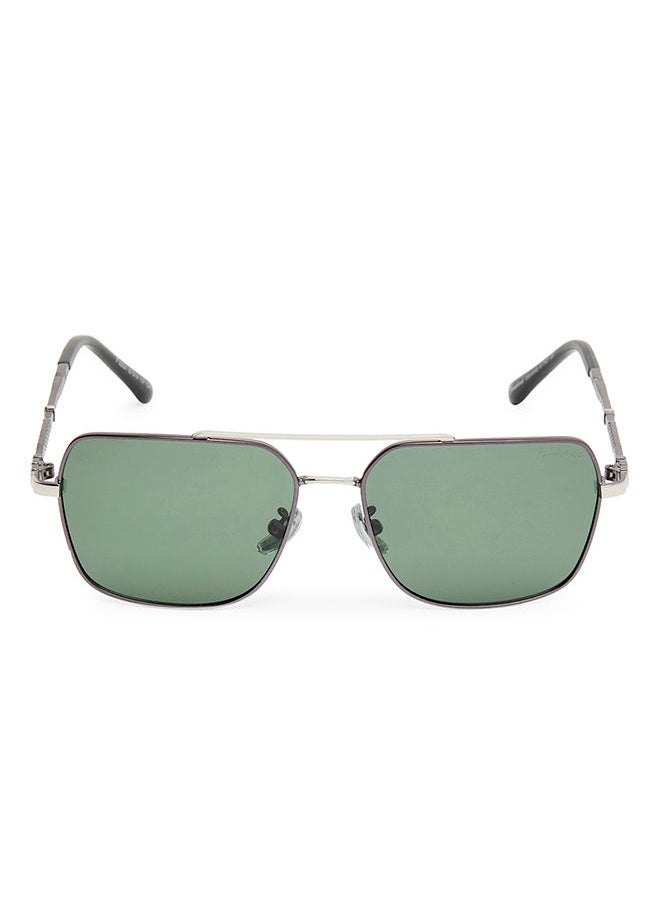 Firebird - Firebird Square Metal Polarized Sunglasses - Image 1