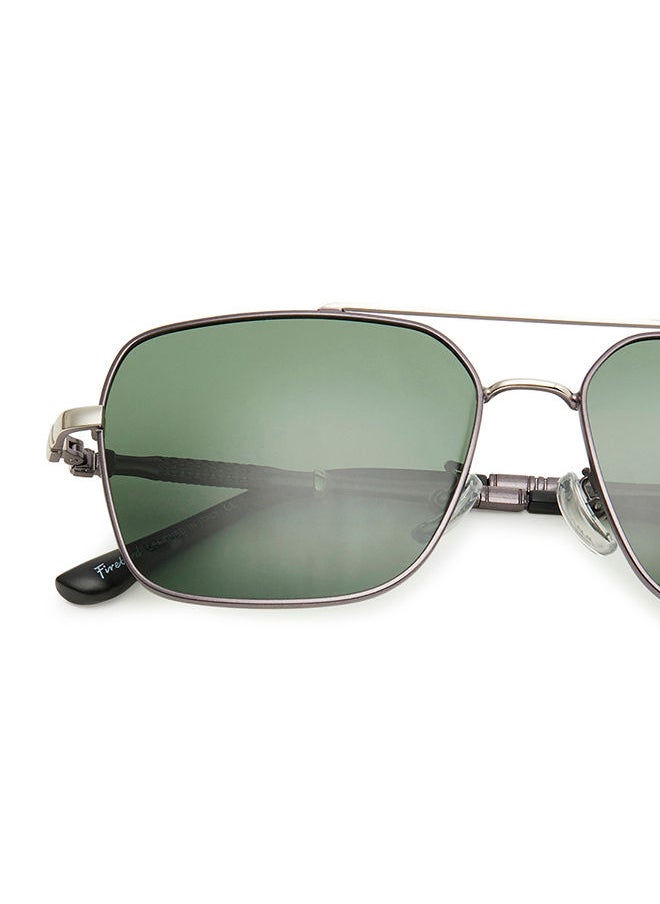 Firebird - Firebird Square Metal Polarized Sunglasses - Image 1