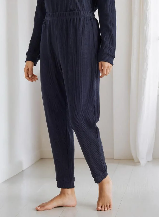 Splash FAV Waffle Textured Pyjama Set