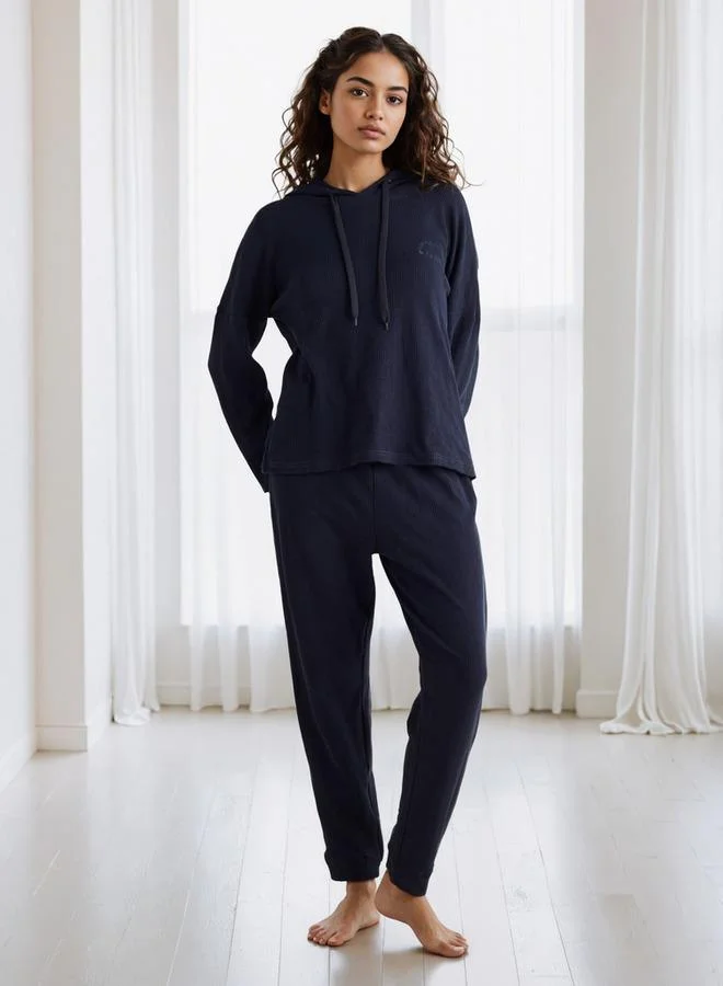 Splash FAV Waffle Textured Pyjama Set