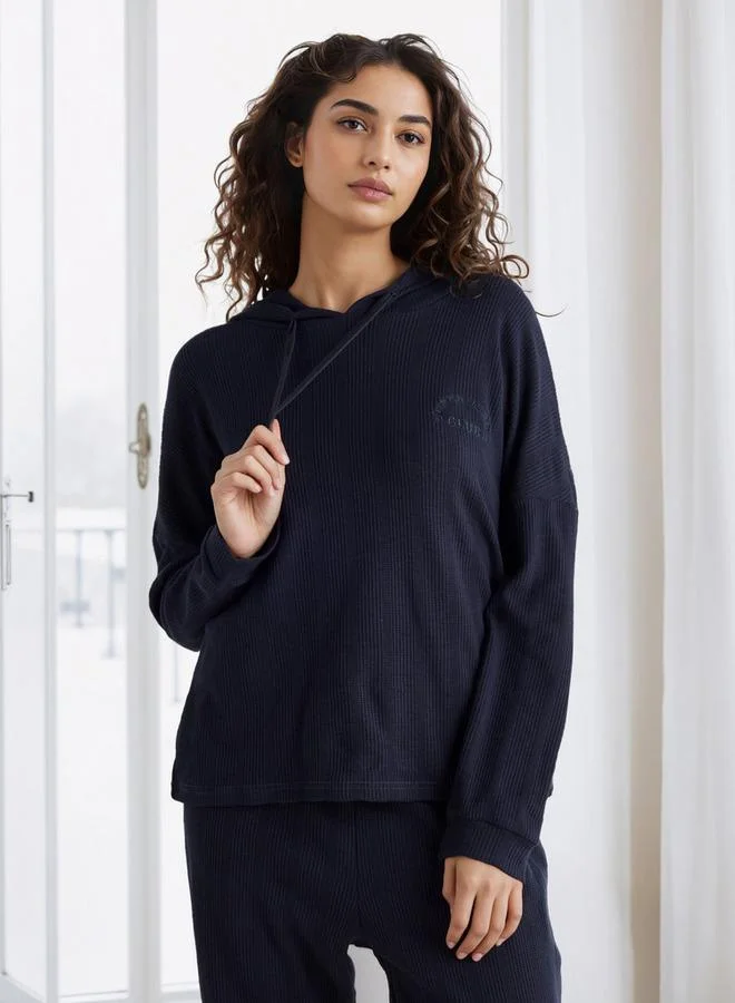 Splash FAV Waffle Textured Pyjama Set