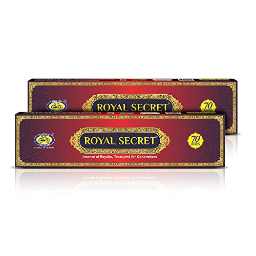 Cycle Royal Secret Premium Masala Agarbatti from Pure, Traditionally Crafted Incense Sticks for Special Occasions, Festivals, an Exclusive Fragrance Experience - Pack of 2 (20 Sticks Per Pack) - Image 1