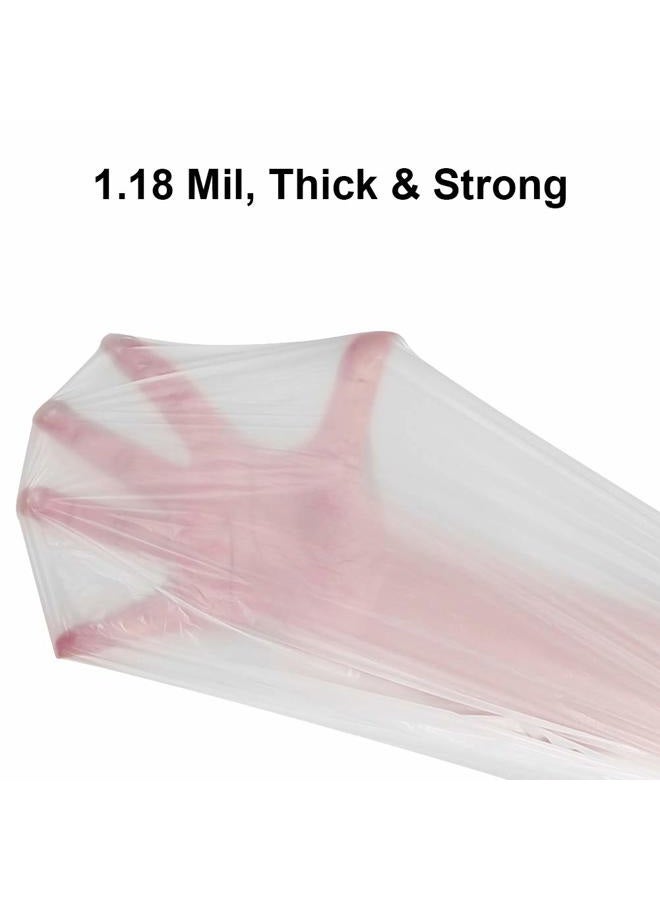 Inwaysin 13-15 Gallon Biodegradable/Compostable Garbage Bags Recycling Unscented Tall Kitchen Trash Bags for Kitchen, Yard, Lawn,Office(75 Counts, White) - Image 4