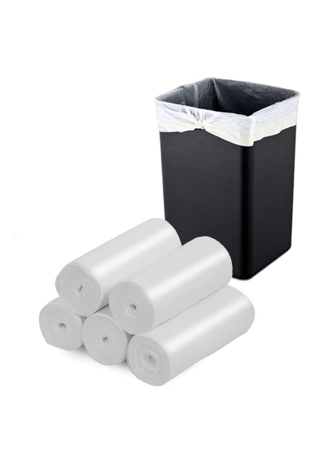 Inwaysin 13-15 Gallon Biodegradable/Compostable Garbage Bags Recycling Unscented Tall Kitchen Trash Bags for Kitchen, Yard, Lawn,Office(75 Counts, White) - Image 1