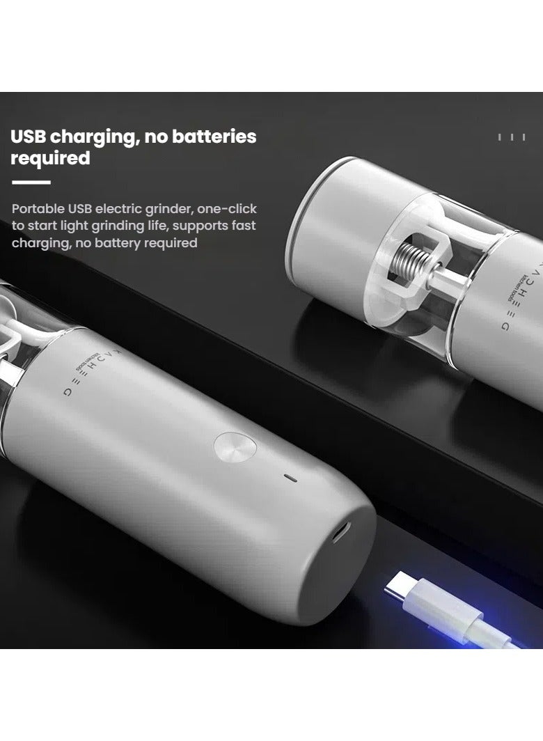 عام المطحن الكهربائي للفلفل الأسود من خلاله يمكن طحن الفلفل والملح والملح البحري في المنزل. بوتل الفلفل هذه مزودة ببدء تشغيل بالجاذبية، وهي أداة رائعة للتجفيف. - Image 2