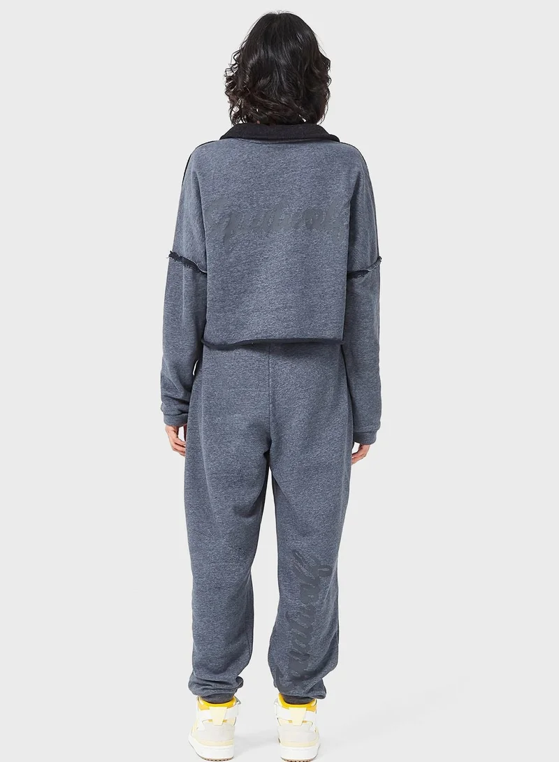 SQUATWOLF Retrograde Plush crop Top