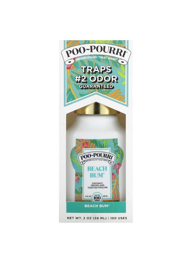 بوو - بوري بخاخات المرحاض من بو-بوري، بيفور-يو-جو®، مؤخرة الشاطئ، 2 أونصة سائلة (59 مل) - Image 2