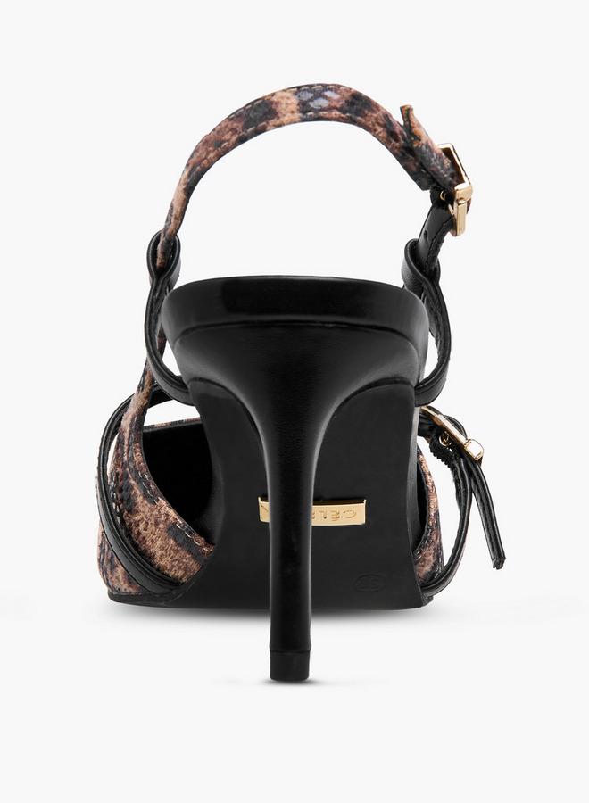 سيليست حذاء نسائي بكعب خنجري وإبزيم - Image 5