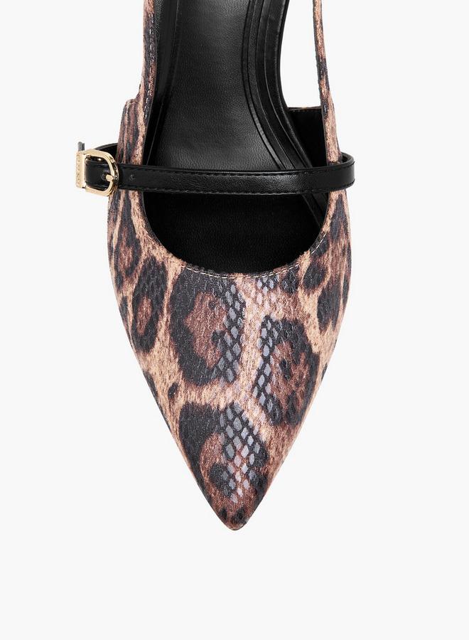 سيليست حذاء نسائي بكعب خنجري وإبزيم - Image 4