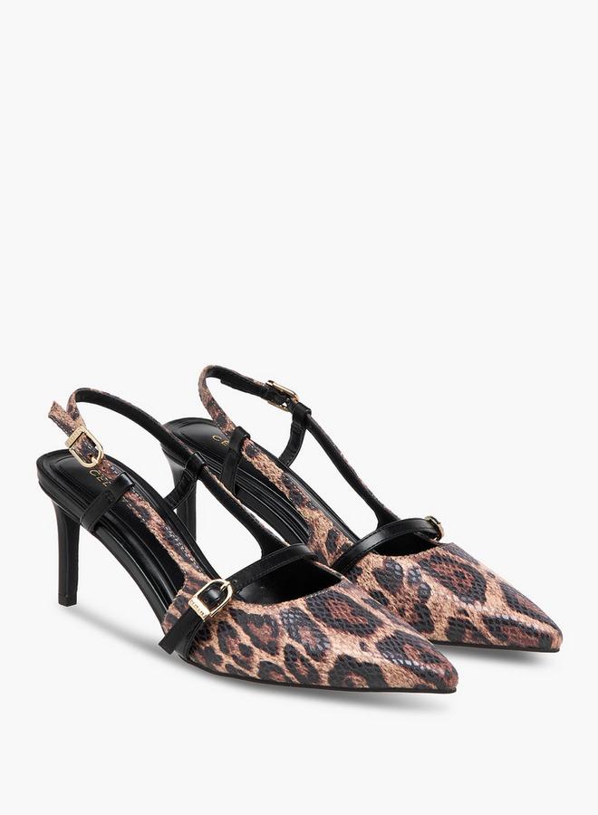 سيليست حذاء نسائي بكعب خنجري وإبزيم - Image 3