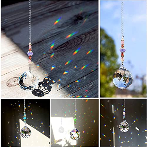 TANOMA Window Hanging Crystals Prism Suncatcher for Windows, Rainbow Maker Pendant Sun Catchers - Image 4