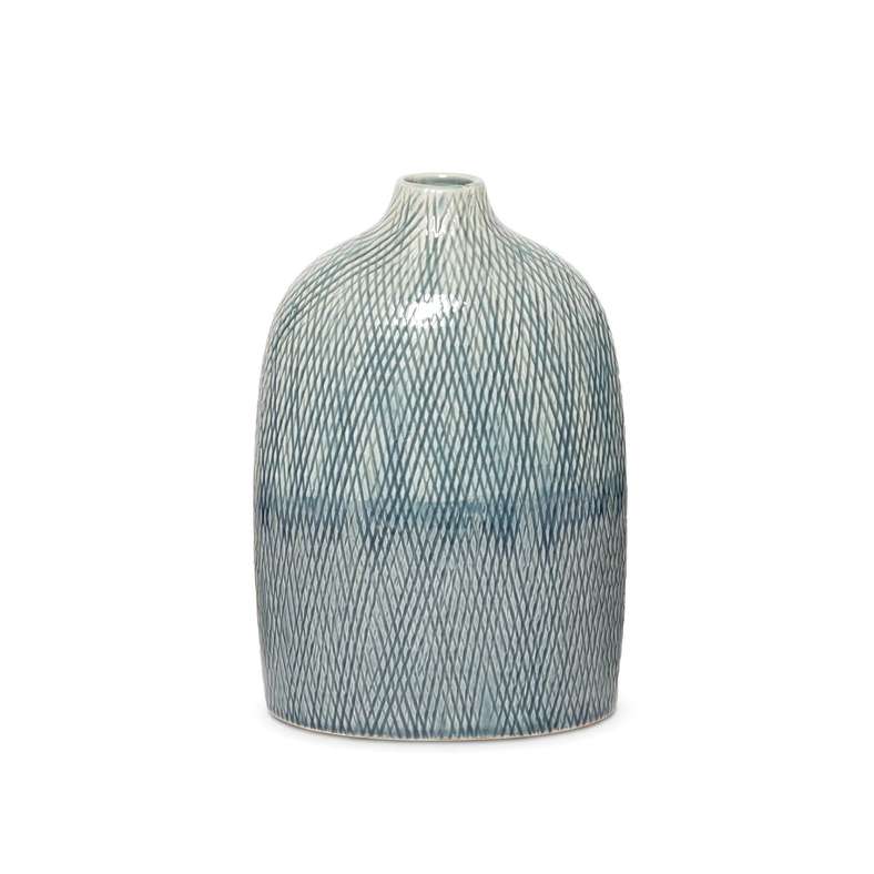 Pan Home Yuto Stoneware Ombre Vase 15x8.5x21.5cm - Grey - 112AIC9905013 - Image 4