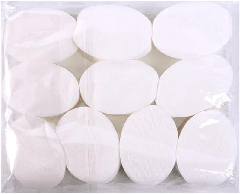 Lurrose Oval Eye Cover Sheet Disposable Non Woven Cotton Skin Care Cosmetic Facial Paper Sheet Eye Zone Shaped Toner Lotion Paper 1000pcs