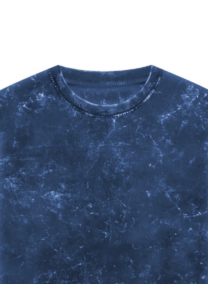 Shuyukh Acid Washed Oversized T-Shirt – Unisex Streetwear, Retro Look - Image 3