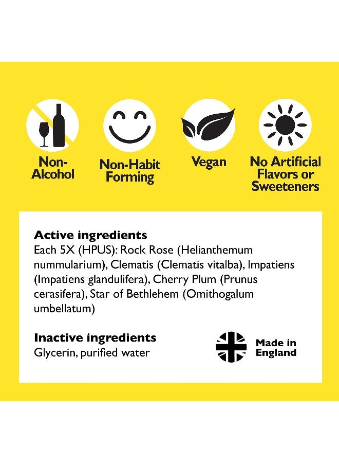 RESCUE Bach RESCUE REMEDY KIDS Dropper 10mL, Natural Stress Relief, Homeopathic Flower Essence, Vegan, Gluten & Sugar-Free, Kid-friendly, Non-alcohol Formula - Image 3