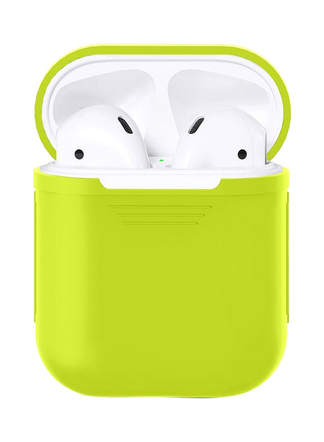 Alyashmac Protective Charging Case Cover For Apple AirPods Green