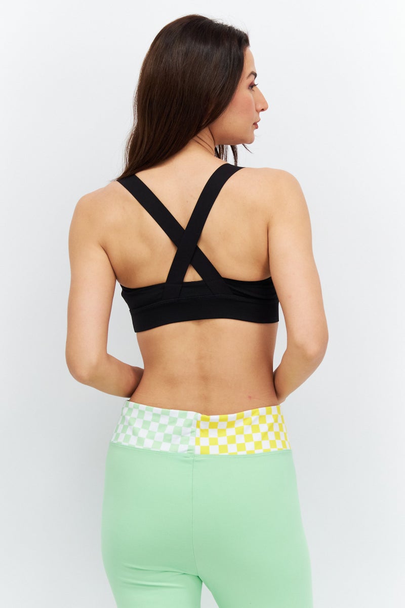 PUMA Women Sportswear Fit Lightly Padded Training Sports Bra, Black - Image 4