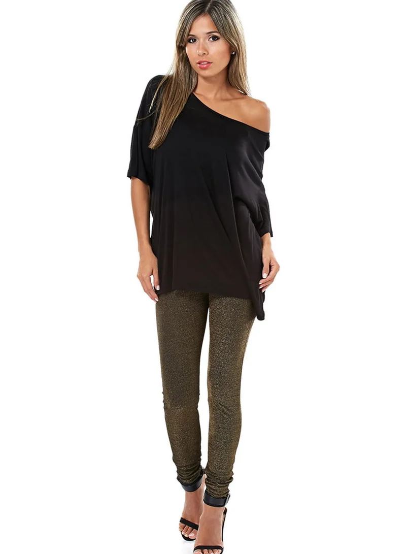 Ginger Lurex Leggings