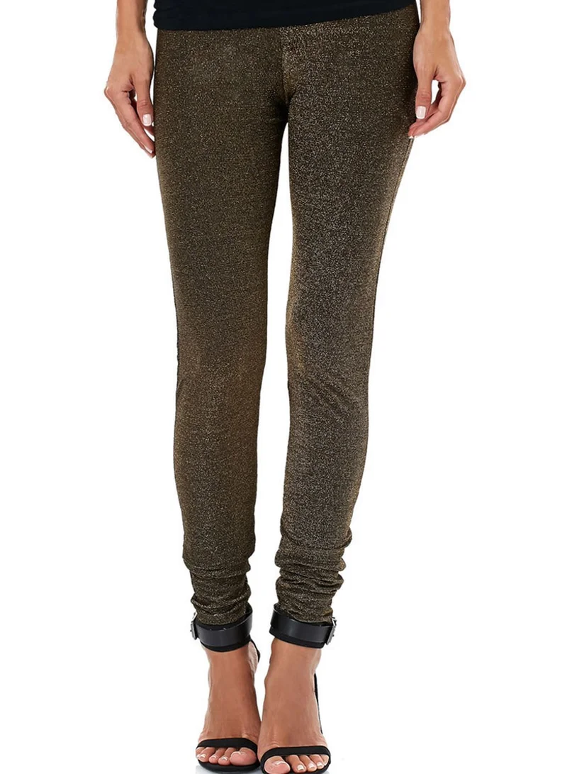 Ginger Lurex Leggings