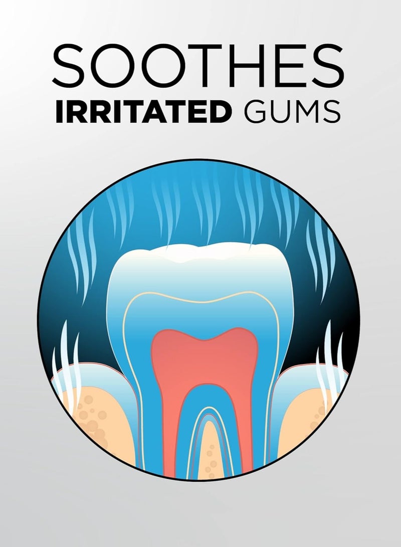 Orajel غسول Orajel لآلام الأسنان، مسكن قابض، نعناع مهدئ، 16 أونصة سائلة - Image 3