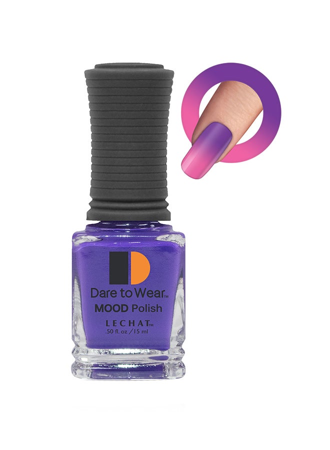 Lechat Color Changing Nail Polish 15ml Glossy Super Shine Nail Lacquer 15ml Fast Dry Long Lasting Nail Enamel Temperature Change Mood Color Polish Nail Art No Need UV LED Lamp No curing Manicure Nail Paint - Image 1