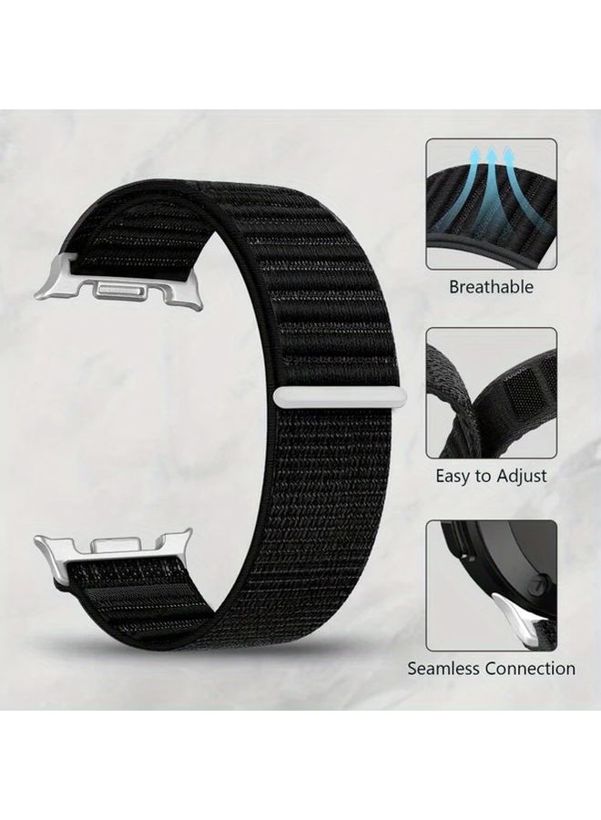 Breathable Nylon Sport Strap For Galaxy Watch 8 And Classic Green - Image 2