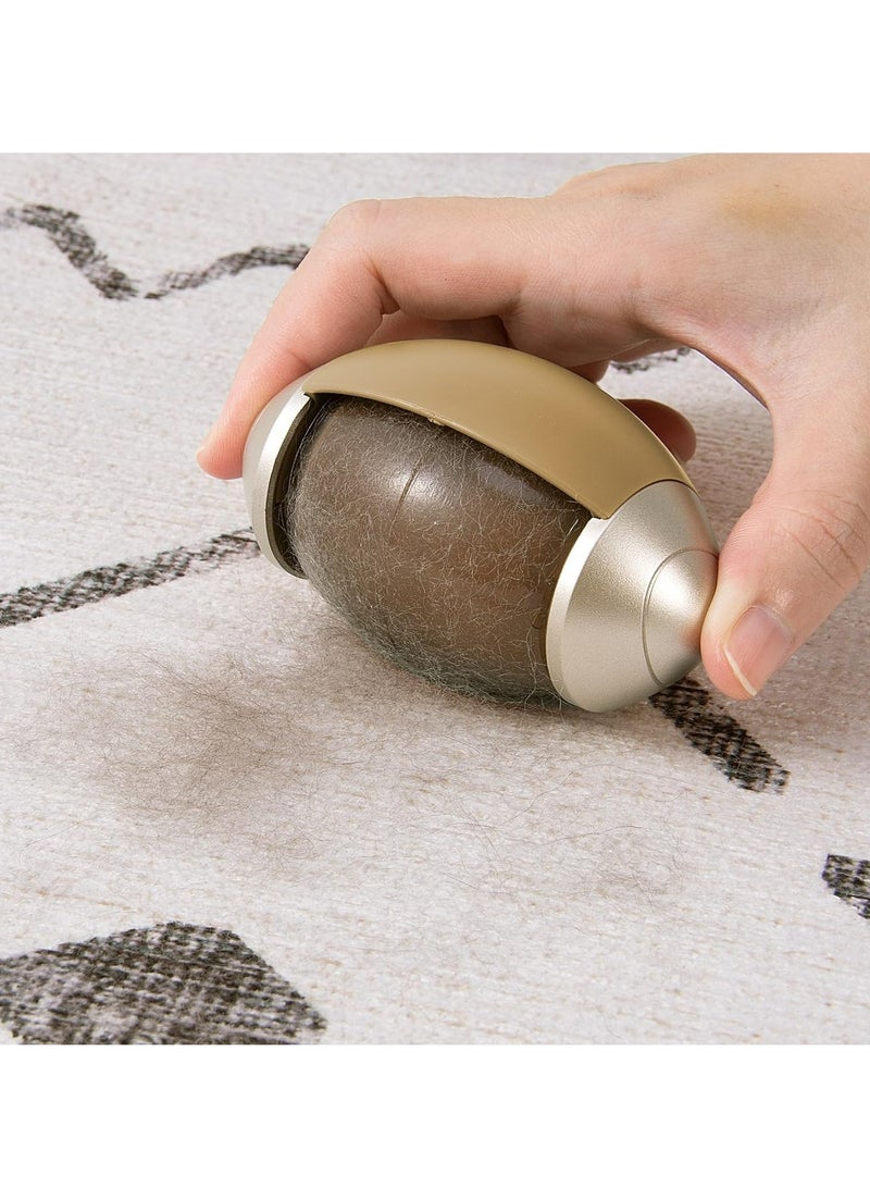 Loquat Reusable Washable Lint Roller Ball, Sticky Pet Hair Removal Tool for Clothes Beds, Sofas and More(Brown) - Image 1
