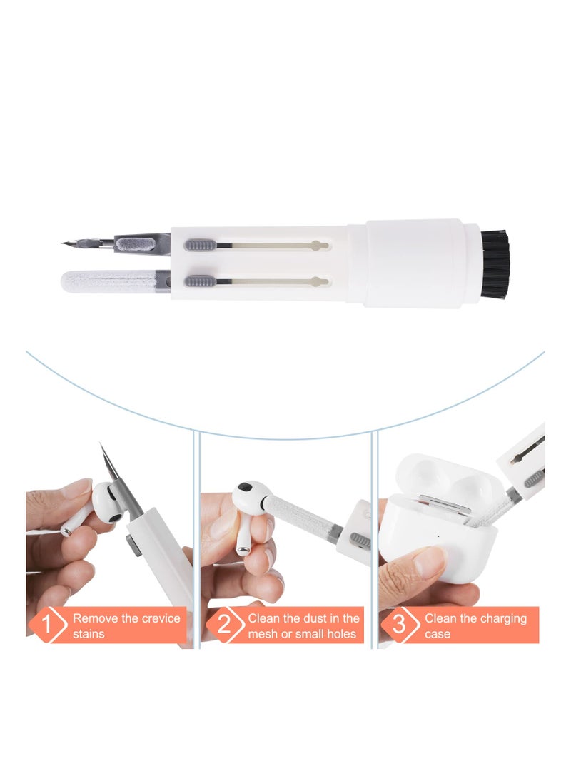 SOLARAE Electronics Cleaner Kit, 5 in 1 Laptop Keyboard Phone Screen Cleaner Brush Kit, Compatible with Computer, Laptop, iPhone, Airpods, Ipad, Headphone, Including 4 in 1 Airpod Cleaner Pen and Key Puller - Image 5