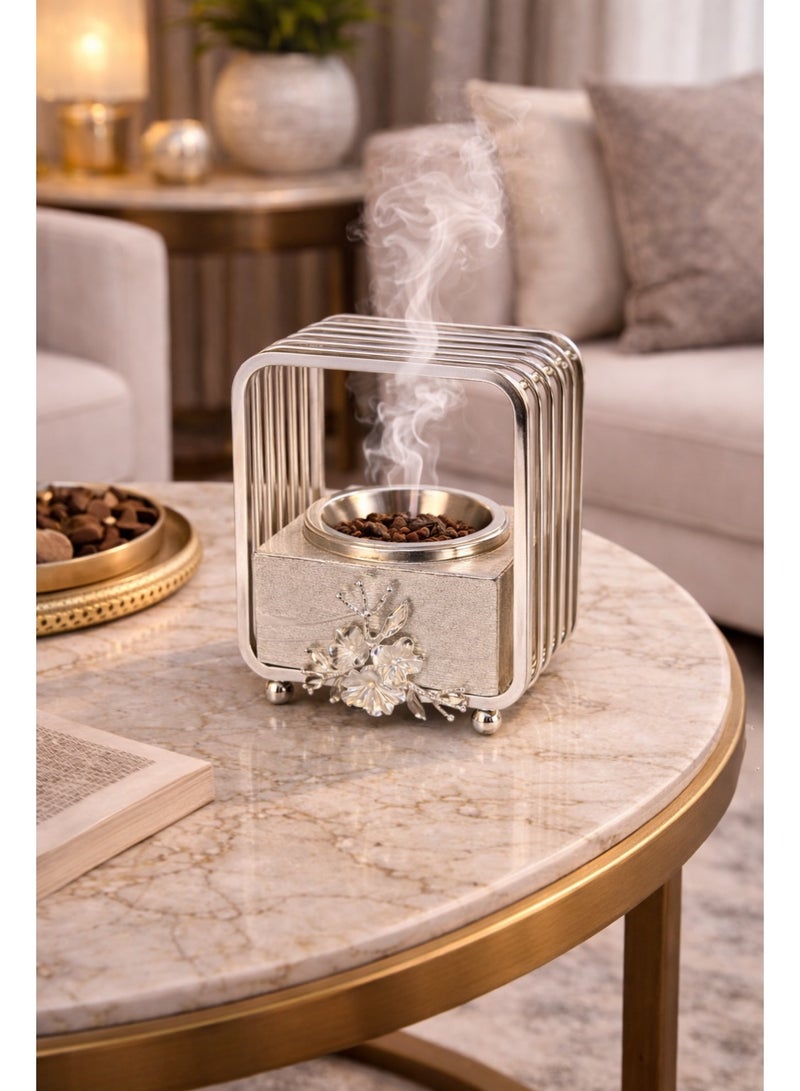 Radin Bakhoor Burner Blend of Elegance and Functionality Perfect for Weddings Homes Offices Serene Spaces like Studies Spas and Yoga Rooms Enhance Any Environment Captivating Design and Soothing Fragrances - Image 3