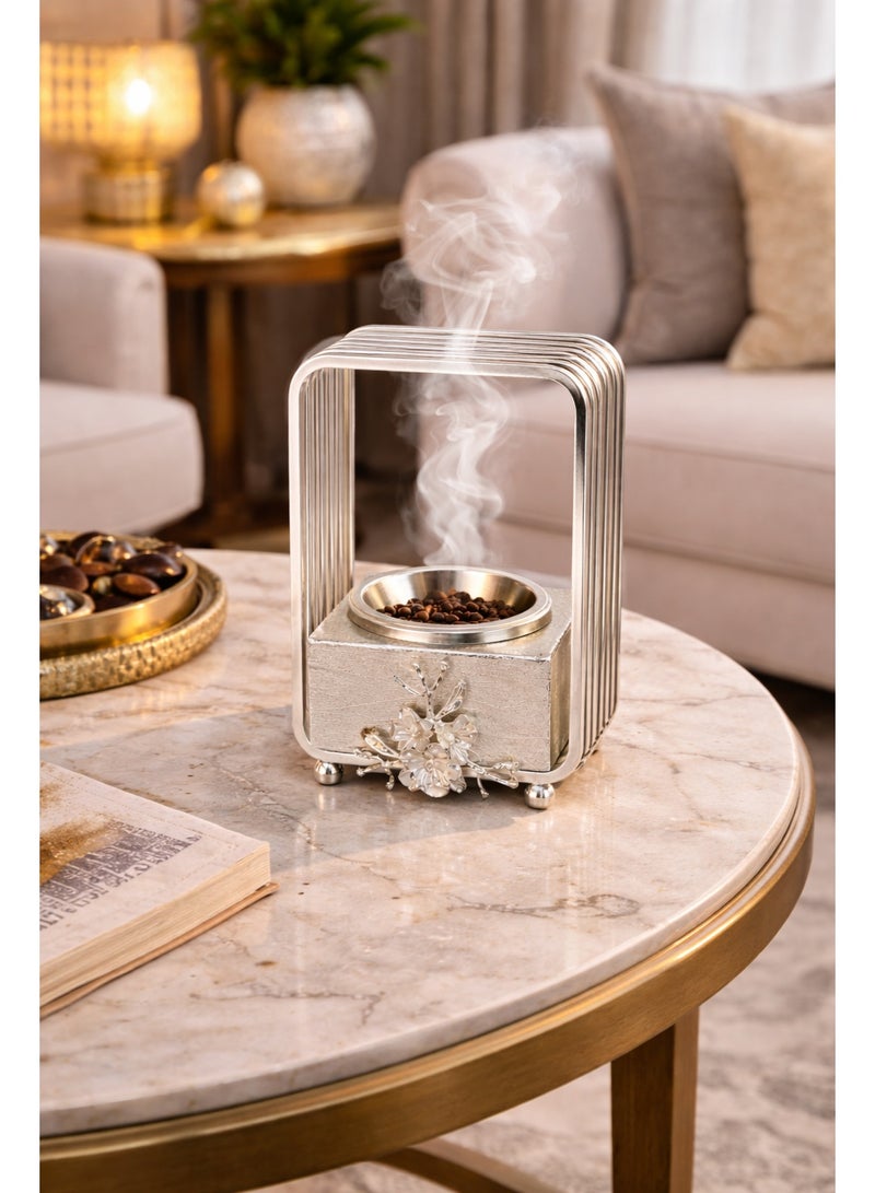 Radin Bakhoor Burner Blend of Elegance and Functionality Perfect for Weddings Homes Offices Serene Spaces like Studies Spas and Yoga Rooms Enhance Any Environment Captivating Design and Soothing Fragrances - Image 5