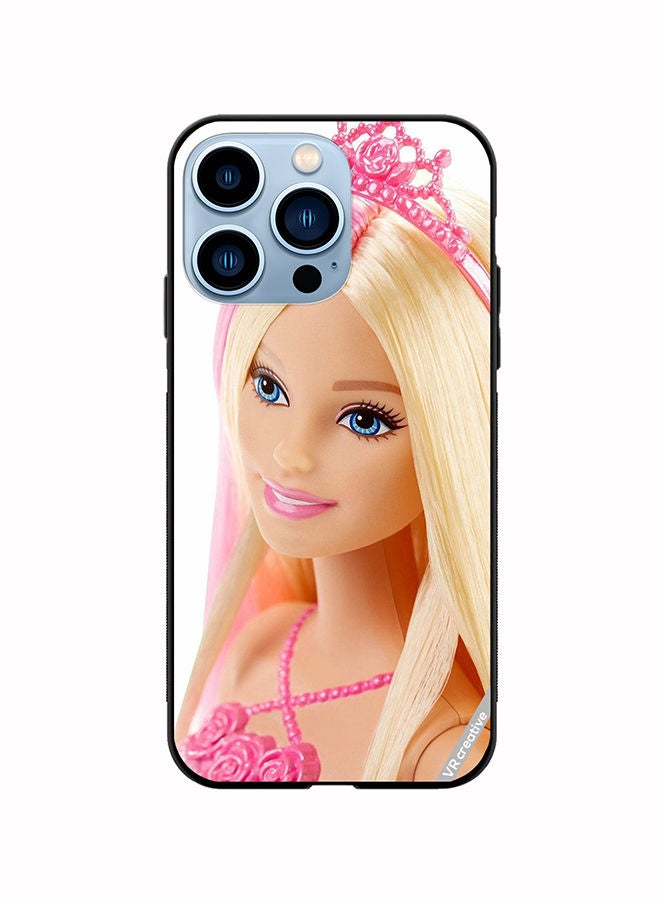 VR CREATIVE Protective Case Cover For Apple iPhone 13 Pro Barbie With Hair Design Multicolour - Image 1