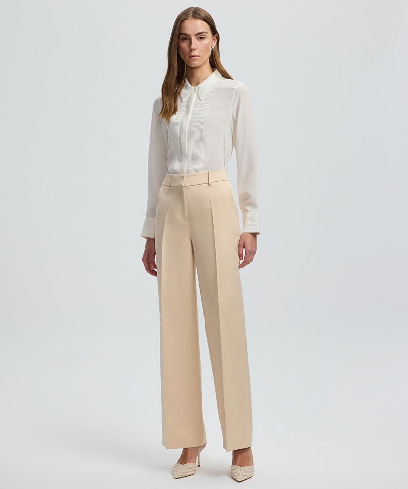 Ipekyol Pressed Crease Wide-Leg Trousers - Image 1