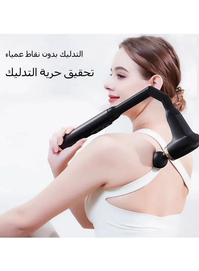 general Bay Head Fascia Gun Multifunctional Shoulder Neck Waist Back Leg Massager Whole Body Muscle Vibration Relaxation Handheld Massager - Image 1