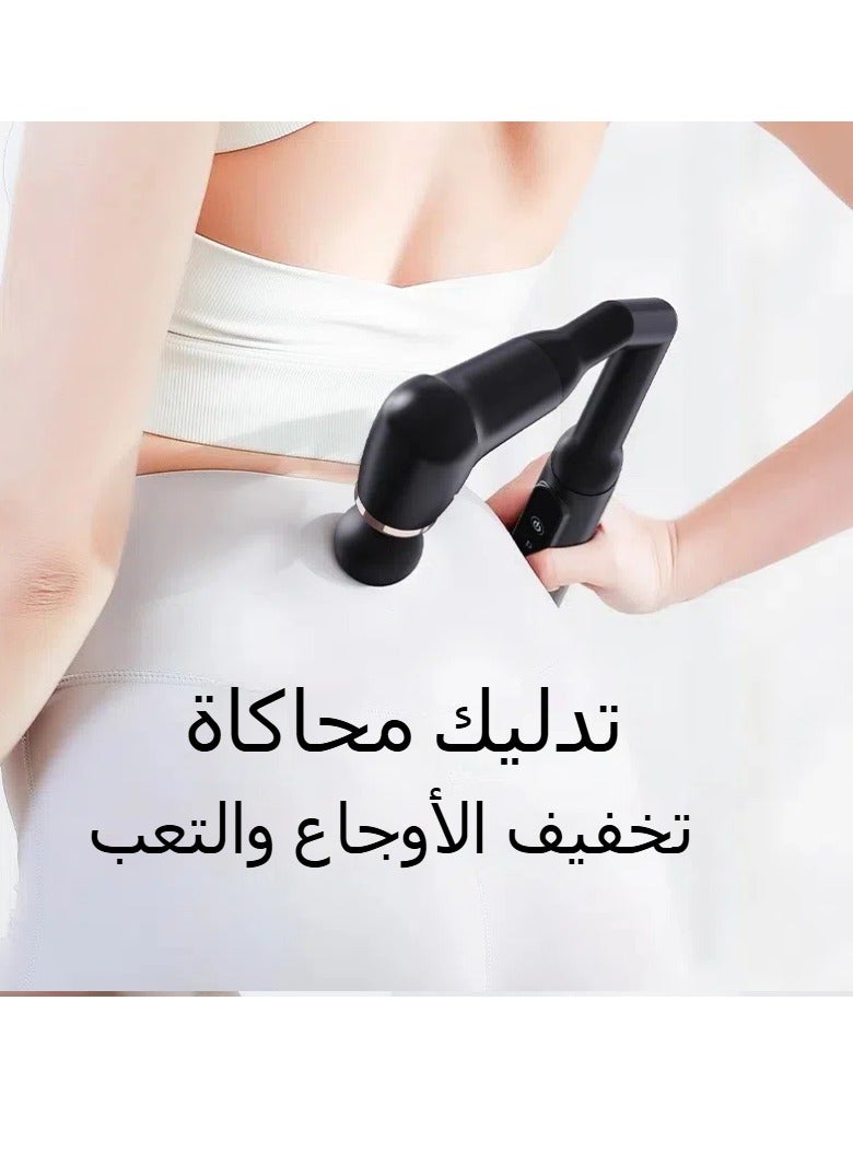 general Bay Head Fascia Gun Multifunctional Shoulder Neck Waist Back Leg Massager Whole Body Muscle Vibration Relaxation Handheld Massager - Image 4